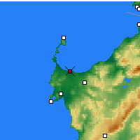 Nearby Forecast Locations - Porto Torres - Mapa