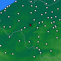 Nearby Forecast Locations - Waregem - Mapa