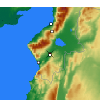 Nearby Forecast Locations - Antakya - Map