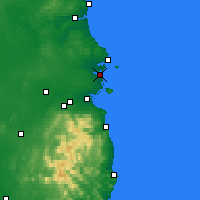 Nearby Forecast Locations - Malahide - Mapa