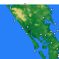 Nearby Forecast Locations - Te Kōpuru - Map