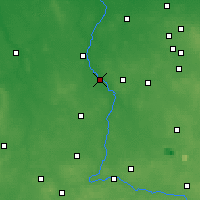 Nearby Forecast Locations - Sieradz - Mapa