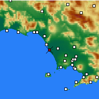 Nearby Forecast Locations - Castel Volturno - Mapa