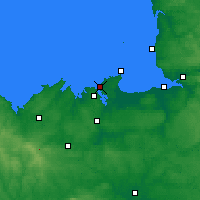 Nearby Forecast Locations - Saint-Malo - Mapa