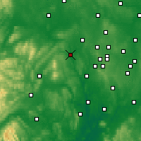 Nearby Forecast Locations - Bridgnorth - Mapa
