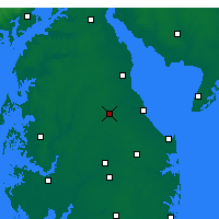 Nearby Forecast Locations - Harrington - Mapa