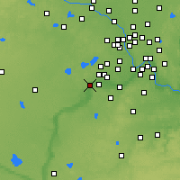 Nearby Forecast Locations - Chaska - Mapa