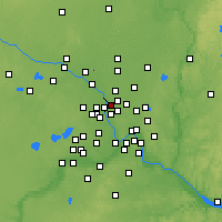 Nearby Forecast Locations - Fridley - Map