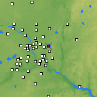 Nearby Forecast Locations - White Bear Lake - Map