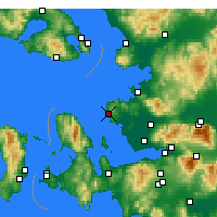 Nearby Forecast Locations - Foça - Map