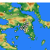 Nearby Forecast Locations - Nea Ionia - Mapa