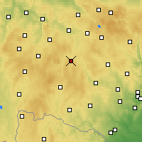Nearby Forecast Locations - Jihlava - Map