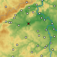 Nearby Forecast Locations - Louny - Map