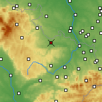 Nearby Forecast Locations - Opava - Map