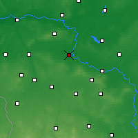 Nearby Forecast Locations - Nowa Sól - Map