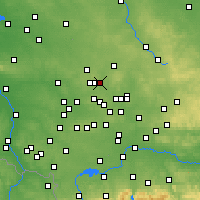 Nearby Forecast Locations - Piekary Śląskie - Map