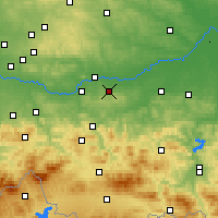 Nearby Forecast Locations - Wieliczka - Map