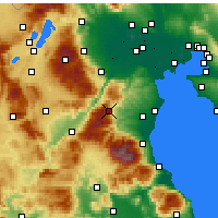 Nearby Forecast Locations - Elatochori - Mapa