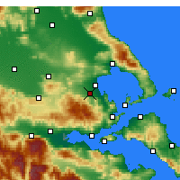 Nearby Forecast Locations - Almyros - Map