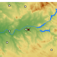 Nearby Forecast Locations - Villanueva de la Serena - Map