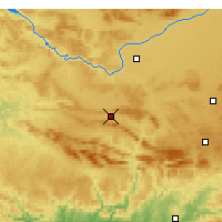 Nearby Forecast Locations - Puertollano - Map