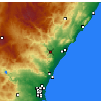 Nearby Forecast Locations - Onda - Map