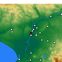 Nearby Forecast Locations - Mairena del Aljarafe - Mapa