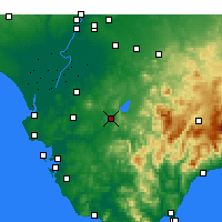 Nearby Forecast Locations - Arcos de la Frontera - Mapa
