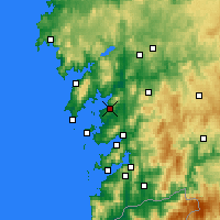 Nearby Forecast Locations - Vilagarcía de Arousa - Mapa