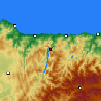 Nearby Forecast Locations - Castriyón - Mapa