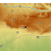 Nearby Forecast Locations - Yeşilli - Map