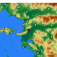 Nearby Forecast Locations - Söke - Map