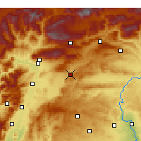 Nearby Forecast Locations - Pazarcık - Mapa
