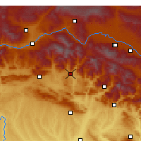 Nearby Forecast Locations - Kulp - Mapa