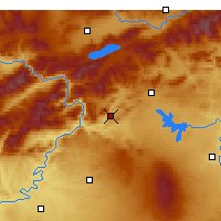 Nearby Forecast Locations - Çermik - Map