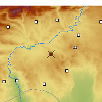 Nearby Forecast Locations - Bozova - Map