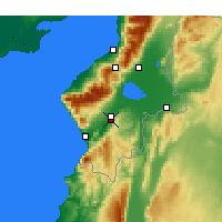 Nearby Forecast Locations - Antioch - Map