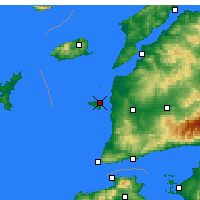 Nearby Forecast Locations - Tenedos - Mapa