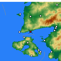 Nearby Forecast Locations - Assos - Mapa