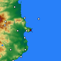 Nearby Forecast Locations - Cadaqués - Map
