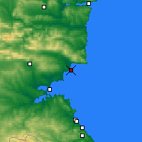 Nearby Forecast Locations - Nesebăr - Mapa