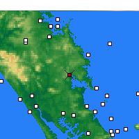 Nearby Forecast Locations - Whangārei - Mapa