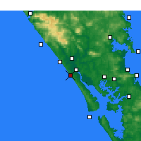 Nearby Forecast Locations - Glinks Gully - Map
