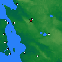 Nearby Forecast Locations - Ljungbyhed - Mapa