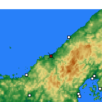 Nearby Forecast Locations - Masuda - Mapa