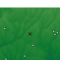 Nearby Forecast Locations - Andalusia - Mapa