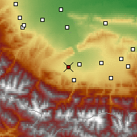Nearby Forecast Locations - Digora - Map