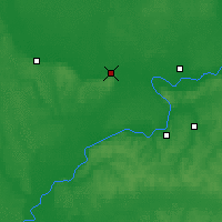 Nearby Forecast Locations - Gorokhovets - Mapa