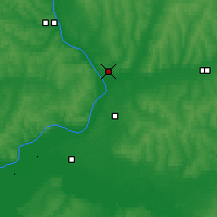 Nearby Forecast Locations - Kambarka - Mapa