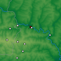 Nearby Forecast Locations - Kamensk-Shakhtinsky - Mapa